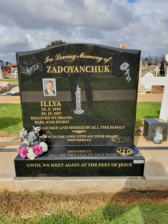 Adelaide Headstones & Base Memorials, SA Ken Slater Memorials